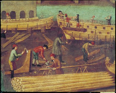 Sign for the Marangoni Family of Shipbuilders, Venetian by Italian School